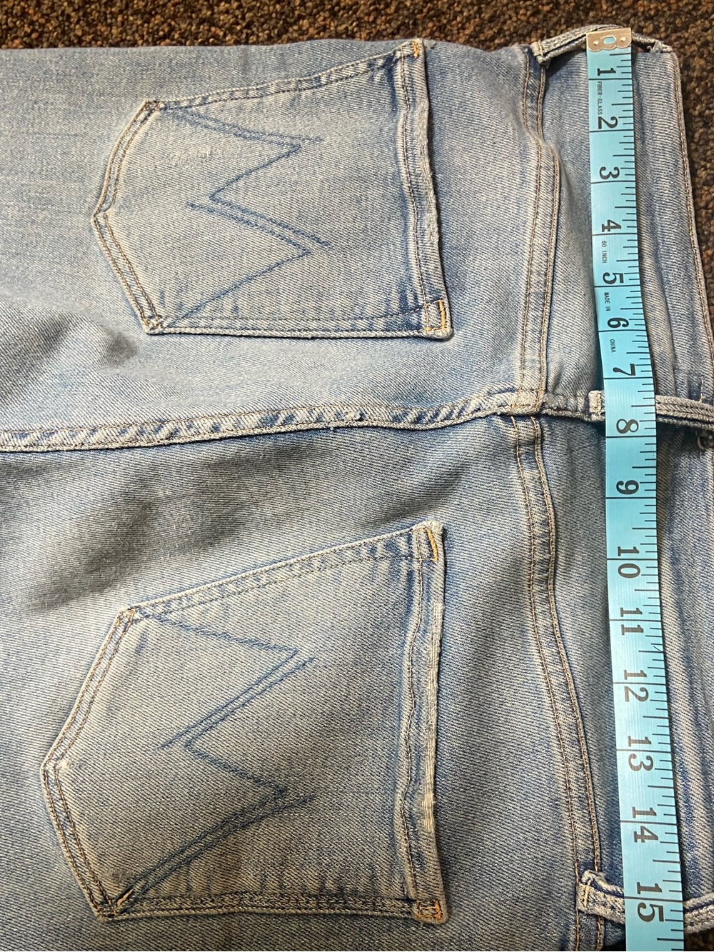 Mother high waisted Rider skimp size 30 - Picture 9 of 16